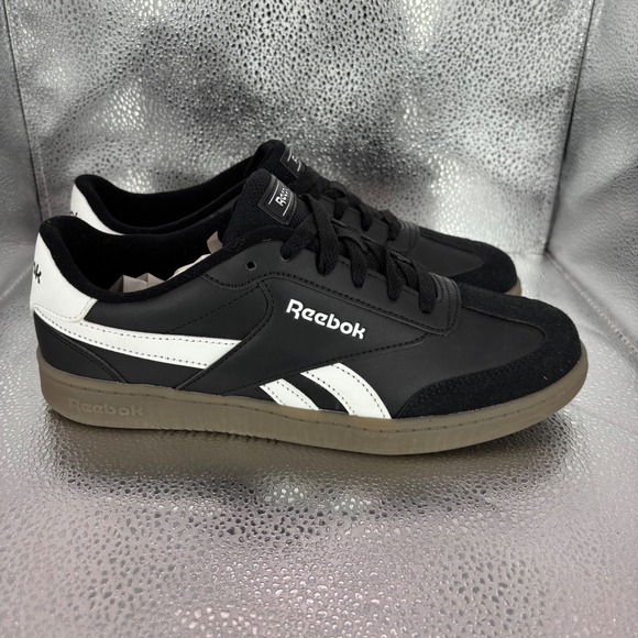Reebok Other - Reebok Club C Revenge Mens 6 Black White Gum Sole Sneakers Low Top Shoes